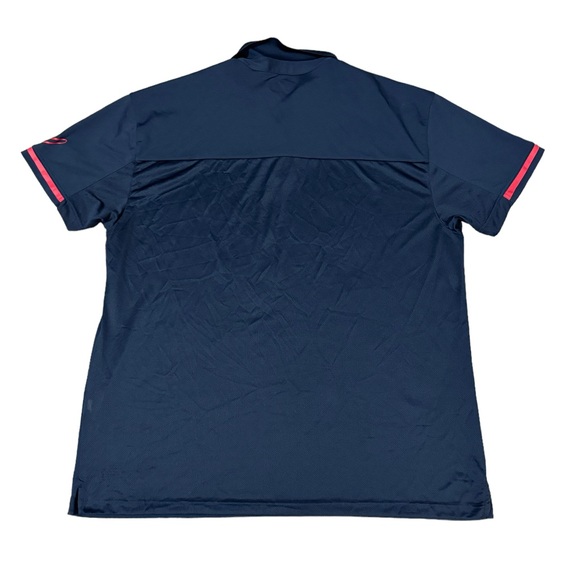 Callaway Opti Dri Polo Shirt Mens 2XL Navy Blue Vented Breathable Short Sleeve - Picture 4 of 6